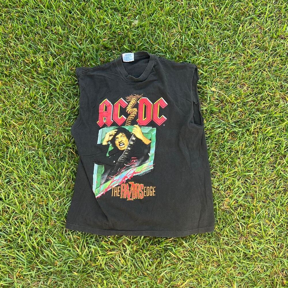 1990s ACDC The Razor’s edge tank mens size L brockum